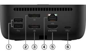 2003056_3 - Mediatech HP USB-C 100W G6 Dock 100W Power Delivery,3Y Warranty