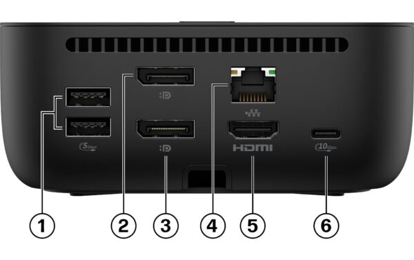 2003056_3 - Mediatech HP USB-C 100W G6 Dock 100W Power Delivery,3Y Warranty