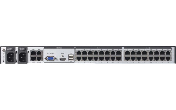 Aten KN4032VB 32-Port Cat 5e/6 IP KVM 1xlocal, 4xremote, 1920x1200, Virtual Media