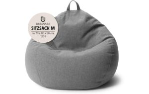 2005036_1 - Mediatech URBANARA Sitzsack 120l grau Basic-Comfort Waschbar