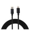 NIZE USB-Kabel C-L schwarz 1.5m 12W / 480Mbps / 3 Stück