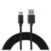 NIZE USB-Kabel A-C schwarz 1.5m 27W / 480Mbps / 3 Stück
