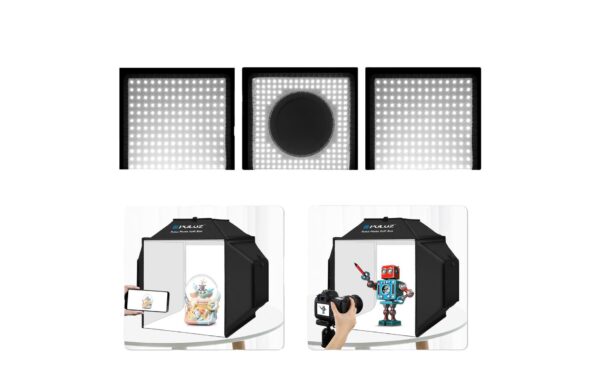 2010818_4 - Mediatech Puluz 40cm Fotostudio mit LED Beleuchtung