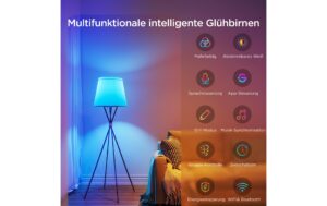 2011493_4 - Mediatech Govee Smart Light Bulb 2er Pack E27, RGBWW