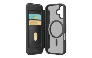 2012894 - Mediatech Cellular Magsafe Book Cover iPhone 17, black kaufen Schweiz | Mediatech.ch