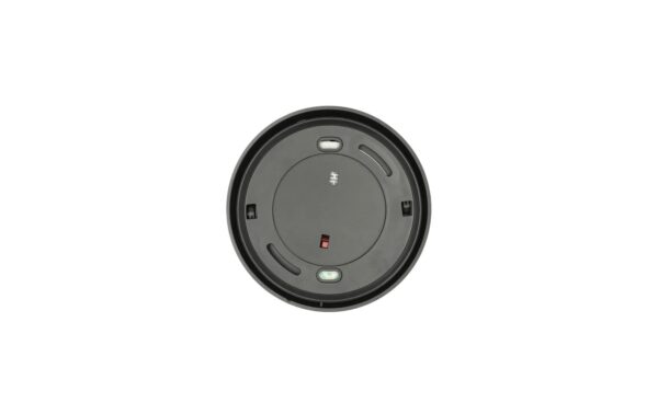 2014796_2 - Mediatech Jacob Jensen Rauchmelder, Schwarz D: 10 cm, ABS
