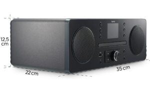 Hama Digitalradio DIR1570CBT, Stereo, Schw. DAB/DAB+,CD, FM, BT, USB, Internetradio