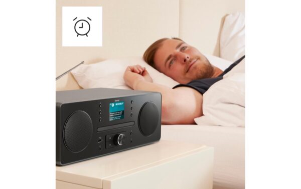 Hama Digitalradio DIR1570CBT, Stereo, Schw. DAB/DAB+,CD, FM, BT, USB, Internetradio