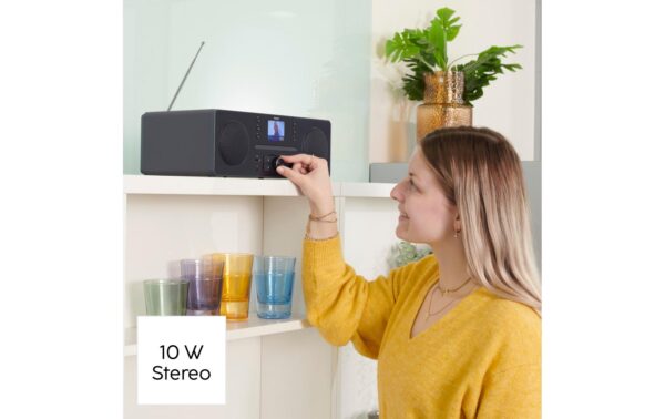 Hama Digitalradio DIR1570CBT, Stereo, Schw. DAB/DAB+,CD, FM, BT, USB, Internetradio