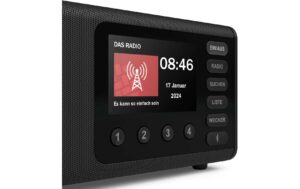 2015005_2 - Mediatech Hama Digitalradio DR1001, Schwarz DAB/DAB+,FM, BT, Radiowecker