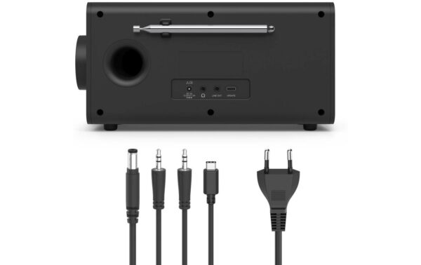 2015005_3 - Mediatech Hama Digitalradio DR1001, Schwarz DAB/DAB+,FM, BT, Radiowecker