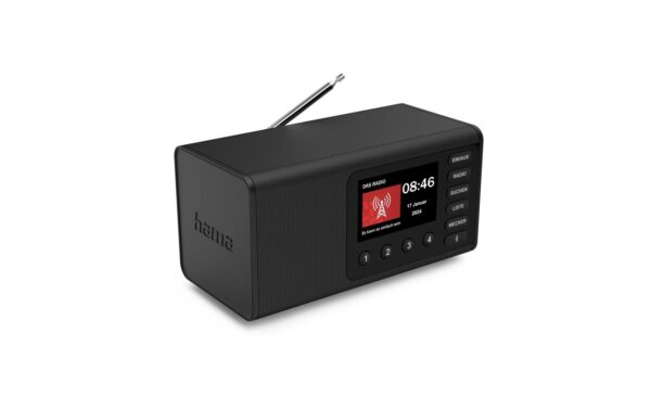 2015005_5 - Mediatech Hama Digitalradio DR1001, Schwarz DAB/DAB+,FM, BT, Radiowecker