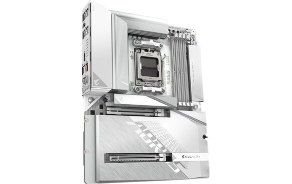 2015338_3 - Mediatech Gigabyte B850 AORUS STEALTH ICE, ATX AM5, AMD B850, 4x DDR5, WIFI 7