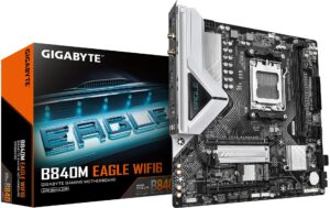 Gigabyte B840M EAGLE WIFI6, uATX AM5, AMD B840, 2x DDR5, PCIe 4.0, WIFI6