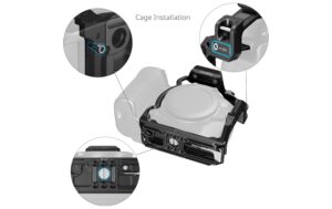 SmallRig HawkLock Quick Release Half Cage for Canon EOS R6III / R6II / R5II
