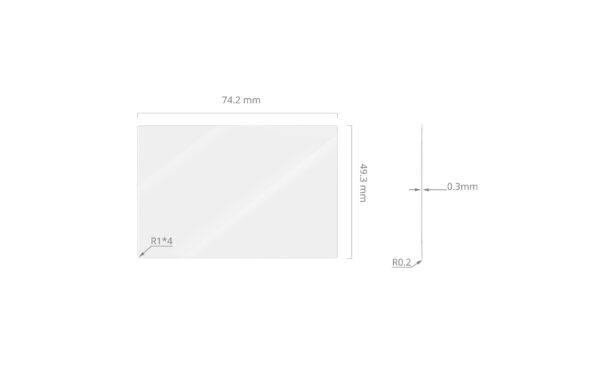 SmallRig Screen Protector for X100VI/V/X-E4/X-T4/X-T5/RICOH GR IV