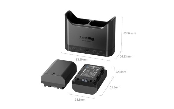 SmallRig Turbo Charging Kit for NP-FZ100 Camera Batteries