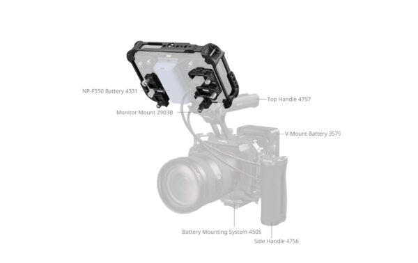2015606_2 - Mediatech SmallRig Monitor Cage Kit for Atomos Ninja TX / TX GO