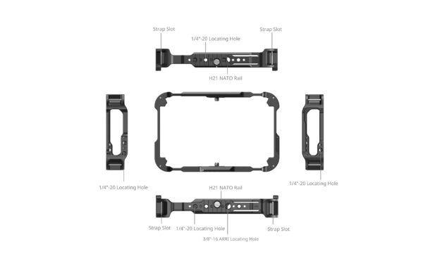 2015606_3 - Mediatech SmallRig Monitor Cage Kit for Atomos Ninja TX / TX GO