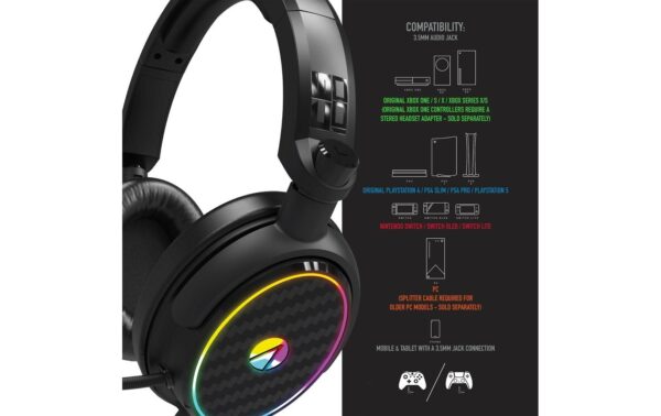 Stealth C6-100 Light Up Gaming Headset Multiplattform