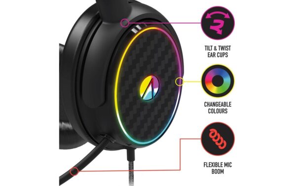Stealth C6-100 Light Up Gaming Headset Multiplattform