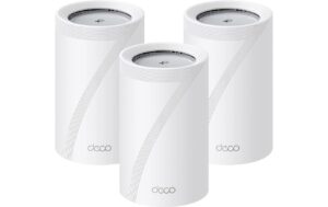 TP-Link Deco BE65 Pro 3-Pack, WiFi-7 Mesh 2x 5 Gigabit Ports + 1x 2.5 Gigabit Port