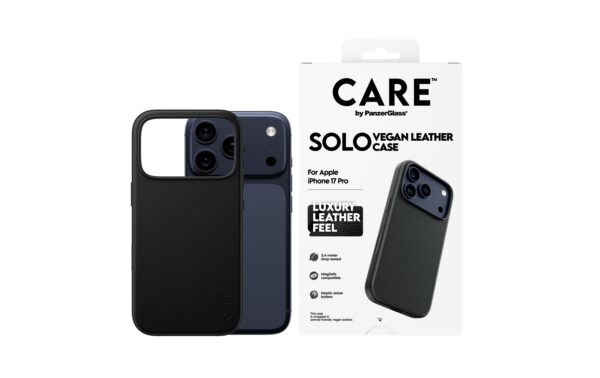 CARE SOLO Case, Black iPhone 17 Pro