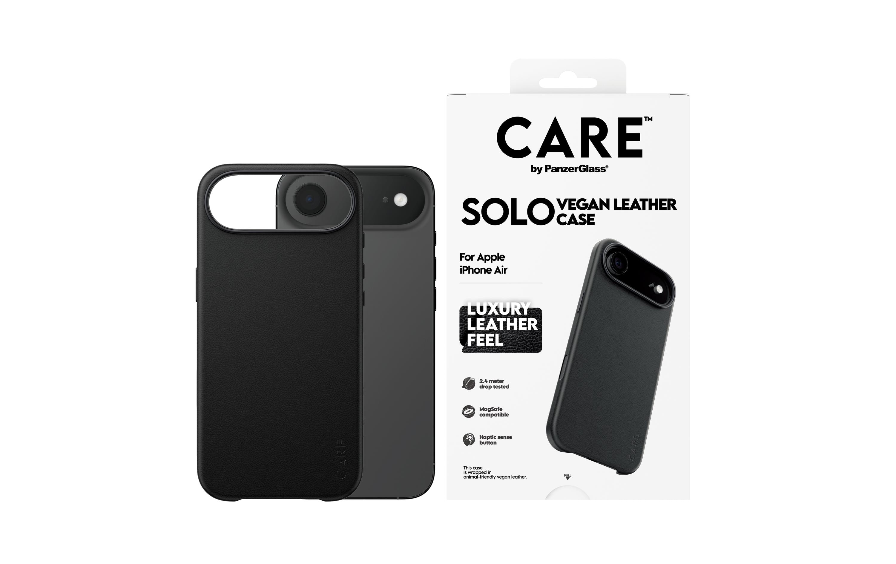 2017550_1 - Mediatech CARE SOLO Case, Black iPhone Air