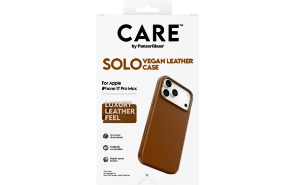 CARE SOLO Case, Brown iPhone 17 Pro Max