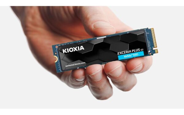 SSD Kioxia Exceria Plus G3, 2TB, PCIe4, M.2 PCIe 4.0 x4, M.2, 5000MB/s, 3900MB/s