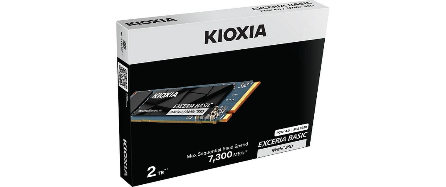 2020008_1 - Mediatech SSD Kioxia Exceria Basic, 2TB, PCIe4, M.2 PCIe 4.0 x4, M.2, 7300MB/s, 6800MB/s
