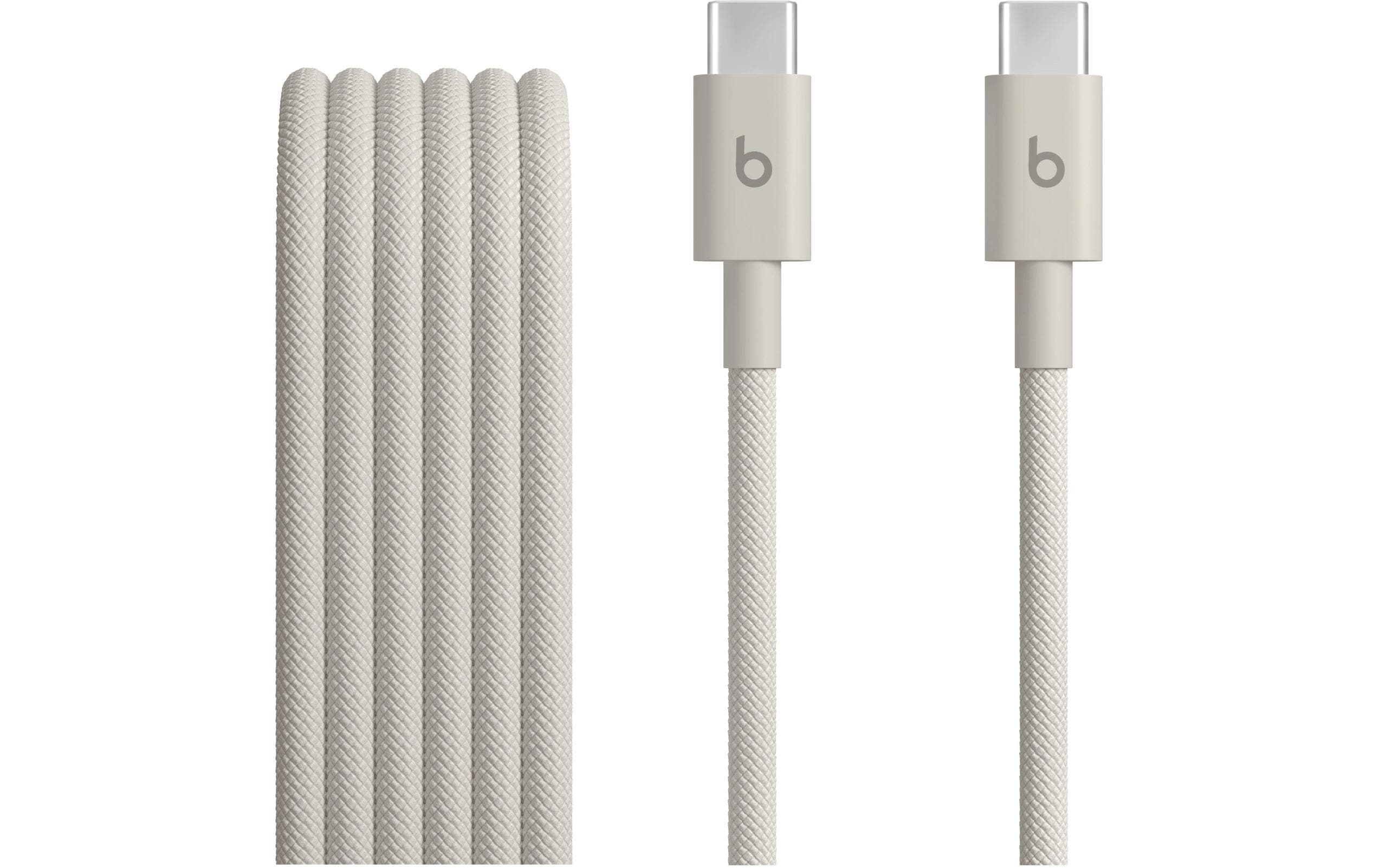 2023028 - Mediatech APPLE Beats USB-Kabel C-C, 60W, 1.5m, stone geflochten, USB 2.0, 60W, Surge Stone kaufen Schweiz | Mediatech.ch