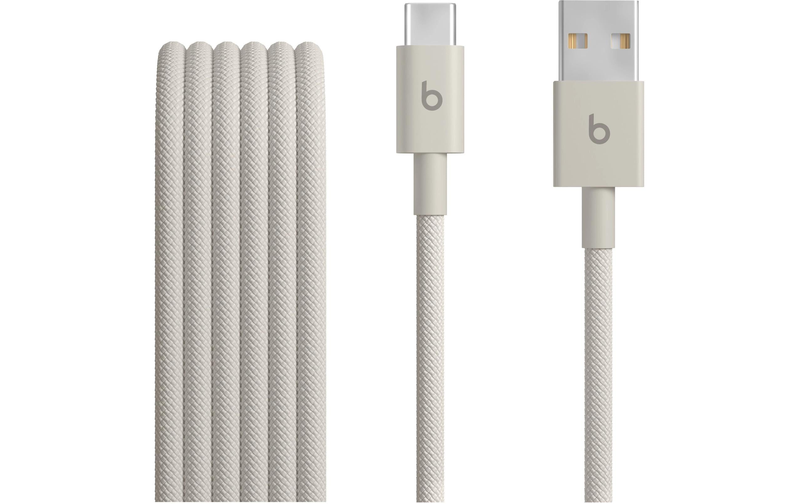 2023033 - Mediatech APPLE Beats USB-Kabel A-C, 15W, 1.5m, stone geflochten, USB 2.0, 15W, Surge Stone kaufen Schweiz | Mediatech.ch