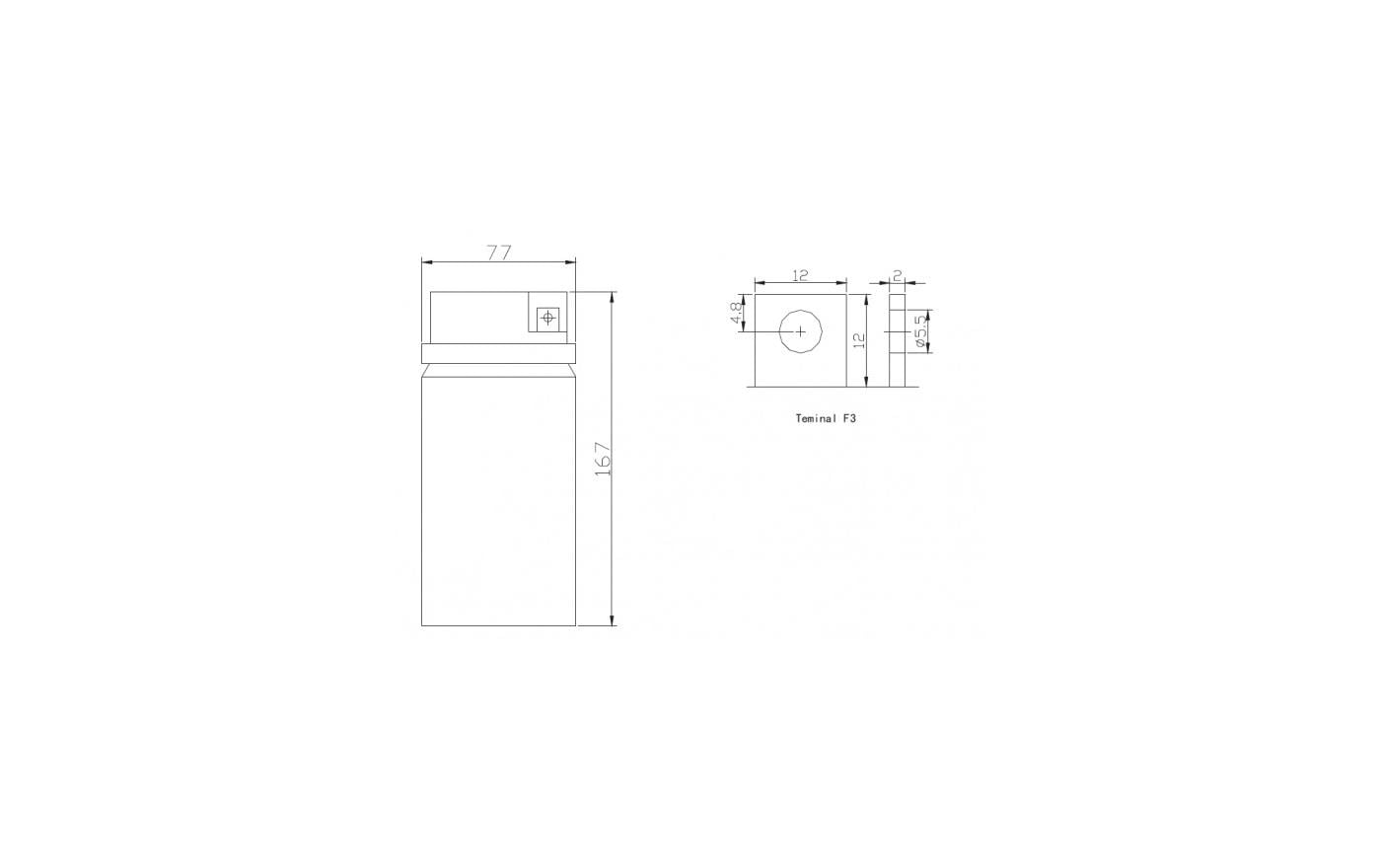 2024415_1 - Mediatech Ritar AGM-Batterie 12V 22Ah Antriebsbatterie 181x77x167mm
