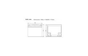 2024416_1 - Mediatech Ritar AGM-Batterie 12V 45Ah Antriebsbatterie 198x166x171mm