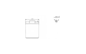 2024418_1 - Mediatech Ritar AGM-Batterie 12V 100Ah Verbraucherbatterie 328x172x222mm