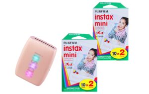 Fujifilm Instax Mini Link3 Rose Pink KIT Inkl. 2 x Duo Pack