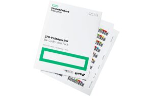 HPE Q2017A: 100 Strichcode Etiketten LTO--9 100 Etiketten Daten und 10 Reinigungstapes