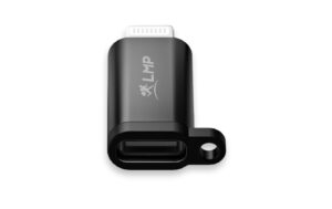 2027190_2 - Mediatech LMP USB-C (f) zu Lightning (m) Adapter MFi, PD, Aluminium, Schwarz