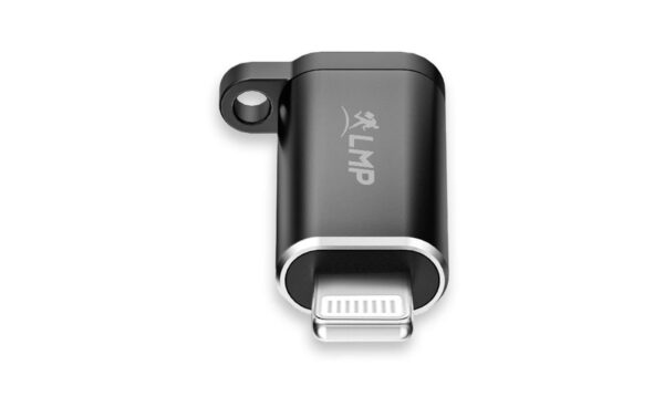 2027190_3 - Mediatech LMP USB-C (f) zu Lightning (m) Adapter MFi, PD, Aluminium, Schwarz