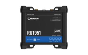 2027371_1 - Mediatech Teltonika RUT951 POE+ LTE Industrierouter Cat.4 LTE, 4xGE, WiFi-4, Dual-SIM, eSIM,