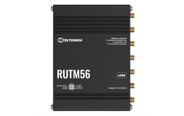 2027374_2 - Mediatech Teltonika 5G & LTE Industrierouter RUTM56 3.4Gbps 5G & Cat4 LTE,5xGE, WiFi-5,Dual-Sim