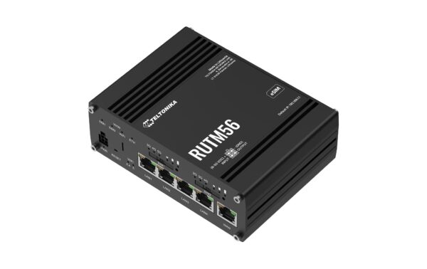 2027374_3 - Mediatech Teltonika 5G & LTE Industrierouter RUTM56 3.4Gbps 5G & Cat4 LTE,5xGE, WiFi-5,Dual-Sim