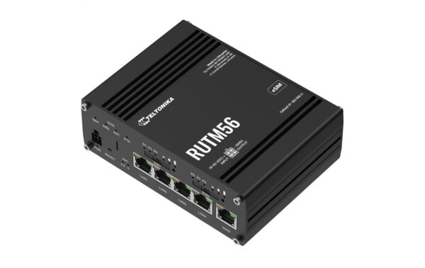 2027374_4 - Mediatech Teltonika 5G & LTE Industrierouter RUTM56 3.4Gbps 5G & Cat4 LTE,5xGE, WiFi-5,Dual-Sim