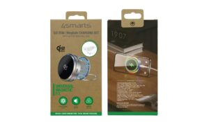 4smarts Qi2 25W MagSafe Ladegerät Kühlung, RGB, Spacegrau