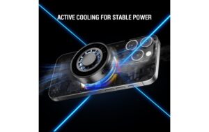 4smarts Qi2 25W MagSafe Ladegerät Kühlung, RGB, Spacegrau