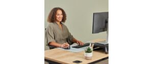 Fellowes Breyta Plus+ Vertikalmaus, schwarz Medium für Linkshänder