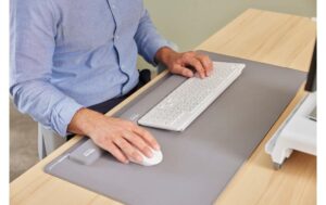 Fellowes Handgelenkauflage Breyta aus recyceltem Material, grey