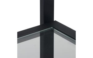 2029038_4 - Mediatech relaxdays Konsolentisch mit 3 Glasablagen Glas/Eisen