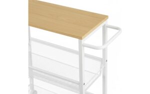 2029047_2 - Mediatech relaxdays Nischenwagen mit 4 Ebenen 22 cm, Weiss